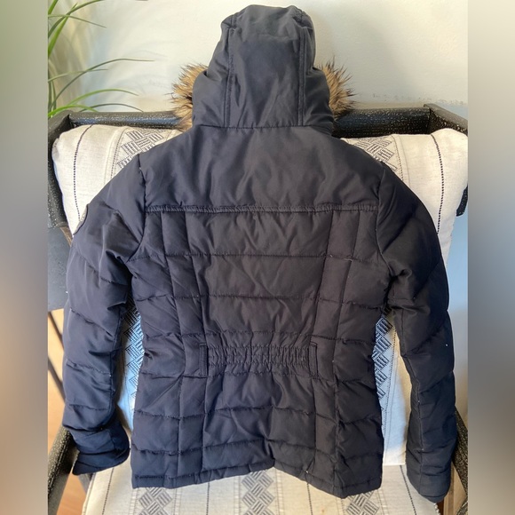 Abercrombie kids faux Fur hooded puffer coat - Picture 8 of 8